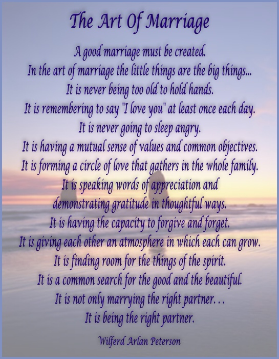 The Art of Marriage